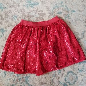 Cat&Jack red sequin skirt tutu